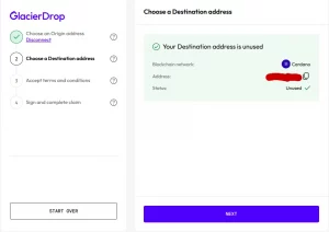 Participar airdrop de Midnight Glacier Drop 2